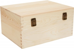 Wooden storage box 9.5x10.5x5.1cm-20.3x19.1x15.2cm