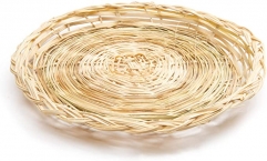 OCCASIONS Fox Run Brown Wicker Paper Plate Holders