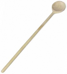 browne foodservice 744566 alpine beachwood heavy duty deluxe wooden spoon wax, 40.6cm